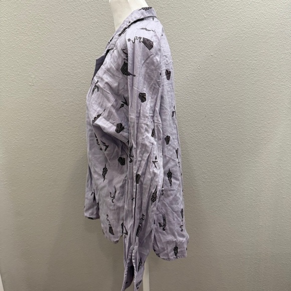 REI Womens Shirt Size Medium Purple Cooperative Lavender Button Down Top - Picture 3 of 8